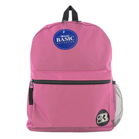 BAZIC Products BAZ1036 16In Fuchsia Basic Backpack