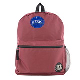 BAZIC Products BAZ1039 16In Burgundy Basic Backpack