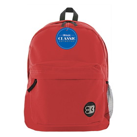BAZIC Products BAZ1052 17In Red Classic Backpack