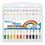 BAZIC BAZ2562 Bazic 24 Color Silky Gel Crayons, Price/Box