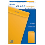 BAZIC Products BAZ5072 Bazic Clasp Envelopes 9 X 12 100 Pk