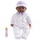 JC Toys BER15031 16In Bby Doll Prpl African-American, W/Pacifier, Price/Each
