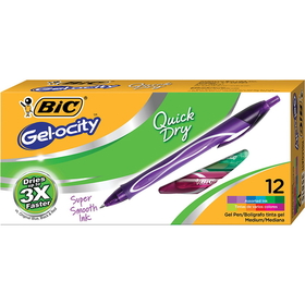 Bic USA BICRGLCGA11 Gel Ocity Gel Pens Fashion Colors