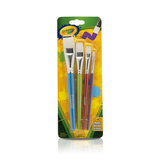 Crayola BIN053520 Crayola Big Paintbrush Set Flat 4Pk