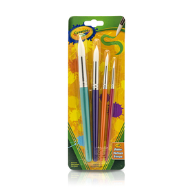 Crayola BIN053521 Crayola Big Paintbrush St Round 4Pk