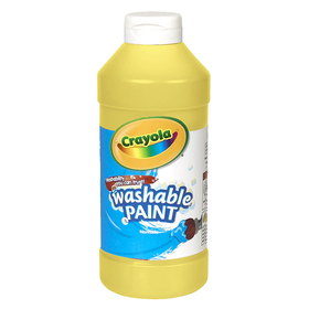 Crayola BIN201634 Washable Paint 16 Oz Yellow