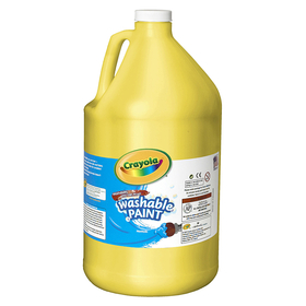 Crayola BIN212834 Washable Paint Gallon Yellow