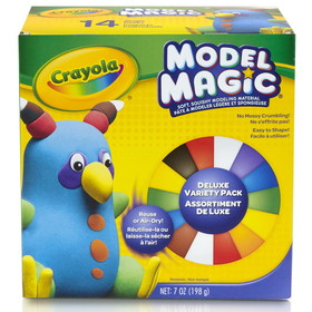 Crayola BIN232403 Model Magic 14 Ct Deluxe Variety Pk, 9 Colors