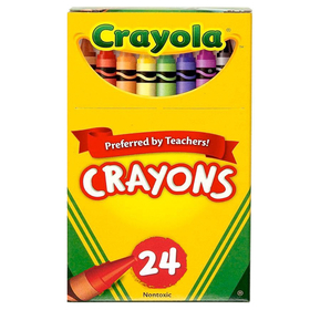 Crayola BIN24 Regular Size Crayon 24Pk