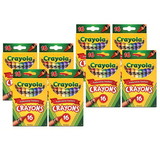 Crayola BIN3016-8 Crayola Crayons 16Ct Per, Peggable Bx (8 BX)