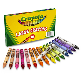 Crayola BIN336 Large Size Crayon 16Pk