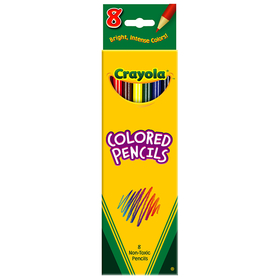 Crayola BIN4008 Colored Pencils 8 Ct Asst