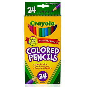 Crayola BIN4024 Colored Pencils 24Pk Asst