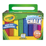 Crayola BIN512048 Crayola Washable Sidewalk Chalk 48 - Ct