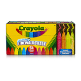 Crayola BIN512064 Crayola Wash Sidewalk Chalk 64Pk