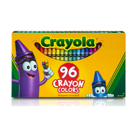 Crayola BIN520096 Crayola 96Ct Crayons Hinged Top Box