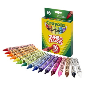 Crayola BIN520390 Crayola Jumbo Crayons 16 Color Set
