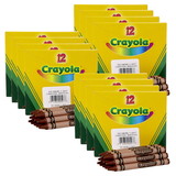 Crayola BIN520836007-12 Crayola Bulk Crayons 12Ct, Per Bx Brown (12 BX)