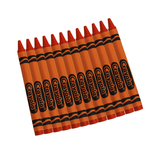 Crayola BIN520836036 Crayola Bulk Crayons 12 Ct Orange