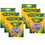 Crayola BIN523281-6 Crayola Washable Crayons, 16Ct Per Bx Large (6 BX)