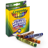 Crayola BIN523281 Crayola Washable Crayons 16Ct Large