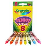 Crayola BIN523418 Crayola 8 Ct Neon Crayons