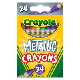 Crayola BIN528815 Crayola Metallic Crayons 24 Colors