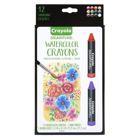 Crayola BIN533500 Signature Premium Watercolor Sticks