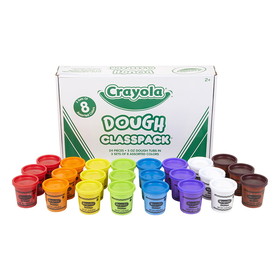Crayola BIN570171 Classpack Dough 24 3Oz Tubs, Asstd Colors