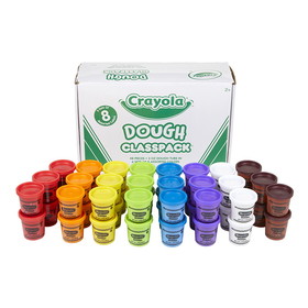 Crayola BIN570174 Classpack Dough 48 3Oz Tubs, Asstd Colors