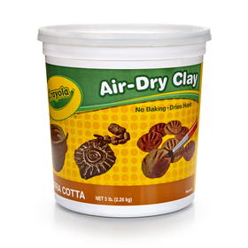 Crayola BIN572004 Crayola Air Dry Clay 5Lb Tub Terra