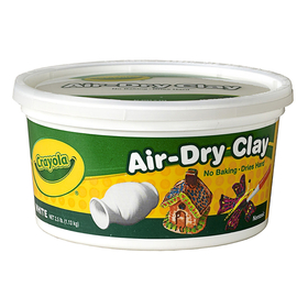 Crayola BIN575050 Air Dry Clay 2.5 Lbs White