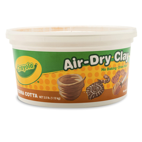 Crayola BIN575064 Air Dry Clay 2 1/2Lb Terra Cotta