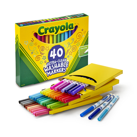 Crayola BIN587861 Crayola Wash Fine Line Marker 40Pk
