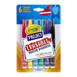 Crayola BIN588371 Erasable Poster Markers Pack Of 6, Crayola Project