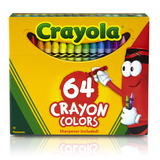 Crayola BIN64 Regular Size Crayon 64Pk