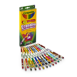Crayola BIN682424 24 Ct Erasable Colored Pencils
