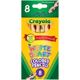 Crayola BIN684108 Write Start 8 Ct Colored Pencils