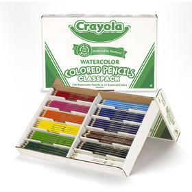 Crayola BIN684240 Watercolor Pencil 240 Ct Classpack
