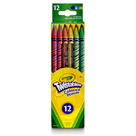 Crayola BIN687408 Twistables 12 Ct Colored Pencils