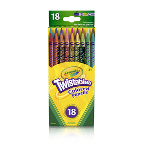 Crayola BIN687418 Twistables 18 Ct Colored Pencils