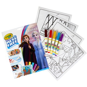 Crayola BIN757002 Coloring Pad & Markers Frozen 2, Color Wonder