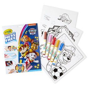 Crayola BIN757007 Coloring Pad & Markers Paw Patrol, Color Wonder