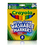 Crayola BIN7808 Washable Coloring Markers 8 Colors, Price/EA