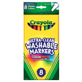 Crayola BIN7809 Washable Drawing Marker 8 Colors
