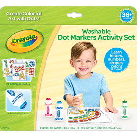 Crayola BIN811494 Washable Dot Markers Activity Set