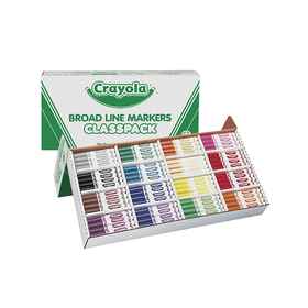 Crayola BIN8201 Classpack Marker 16 Colors 256 Ct
