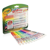 Crayola BIN985912 Crayola 12 Color Washable Dry Erase Markers
