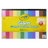 Crayola BIN990055 Giant Construction Paper W/Stencils