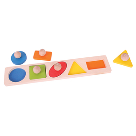 Bigjigs Toys BJTBB040 Matching Board Puzzle Shapes